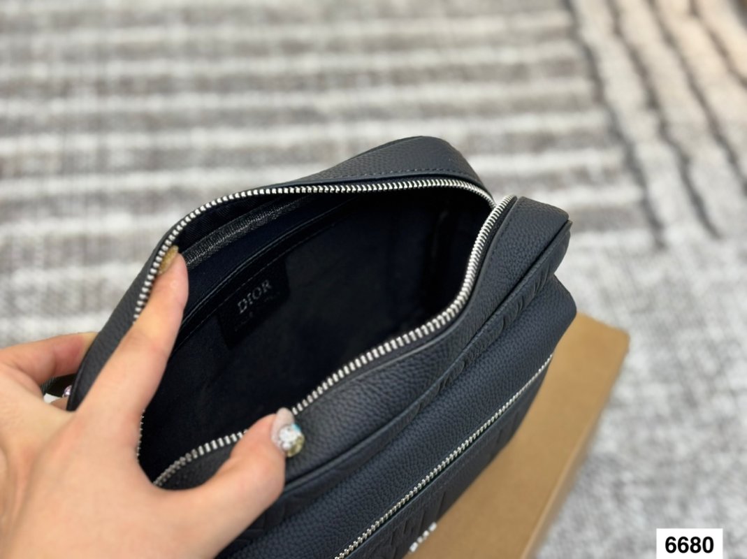 Dior Monogram Camera Bag Black view