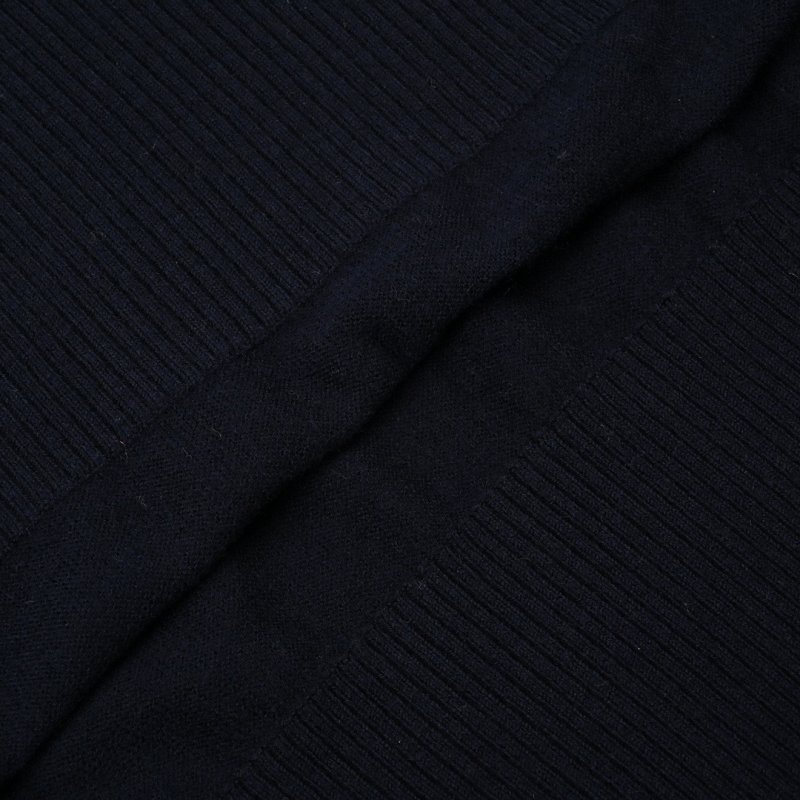 Essentials Black Sweatshirt with White Striped Sleeve Detail view