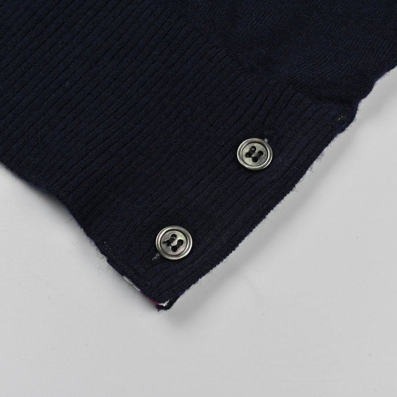 Essentials Black Sweatshirt with White Striped Sleeve Detail view