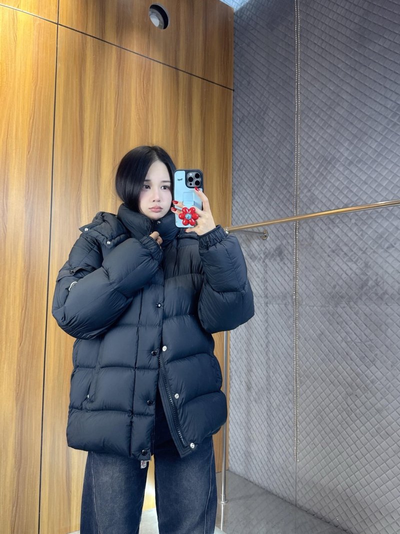 Black Puffer Down Jacket – Oversized Quilted Winter Coat