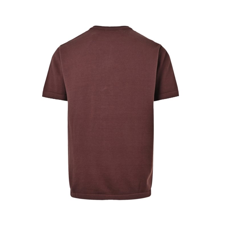 Louis Vuitton Brown Crewneck T-Shirt with Gold LV Logo view