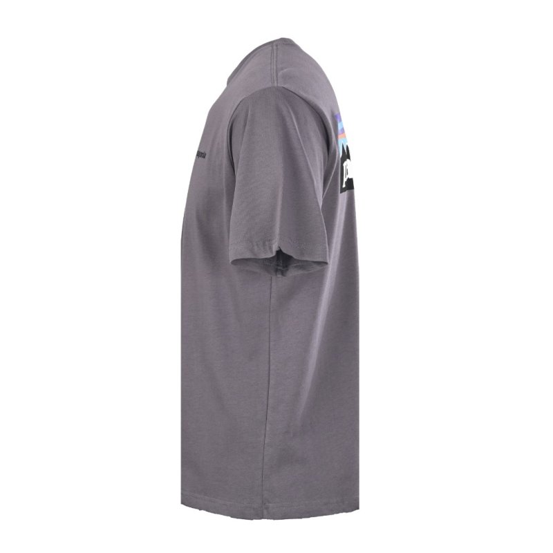 Patagonia Logo Inspired Charcoal T-Shirt view