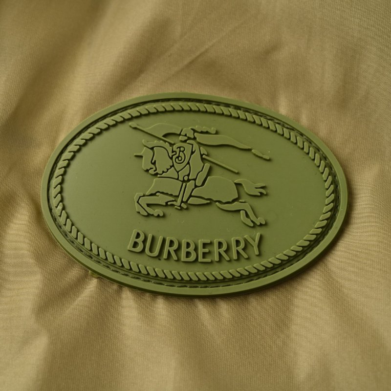 Burberry Sage Green Hooded Windbreaker Jacket view
