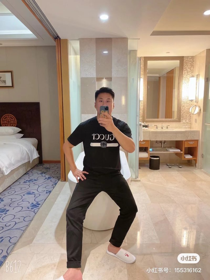 Gucci Black Logo Print Short Sleeve T-Shirt
