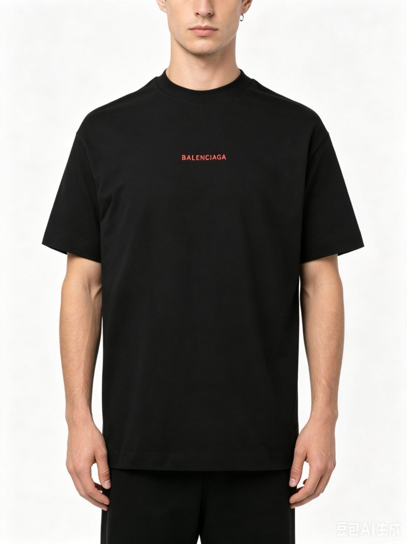 Balenciaga Black Logo T-Shirt