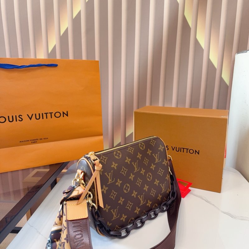 Louis Vuitton Monogram Canvas Shoulder Bag with Chain Strap view