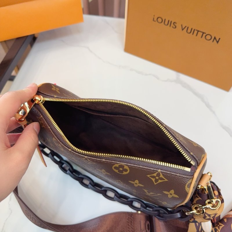 Louis Vuitton Monogram Canvas Shoulder Bag with Chain Strap view