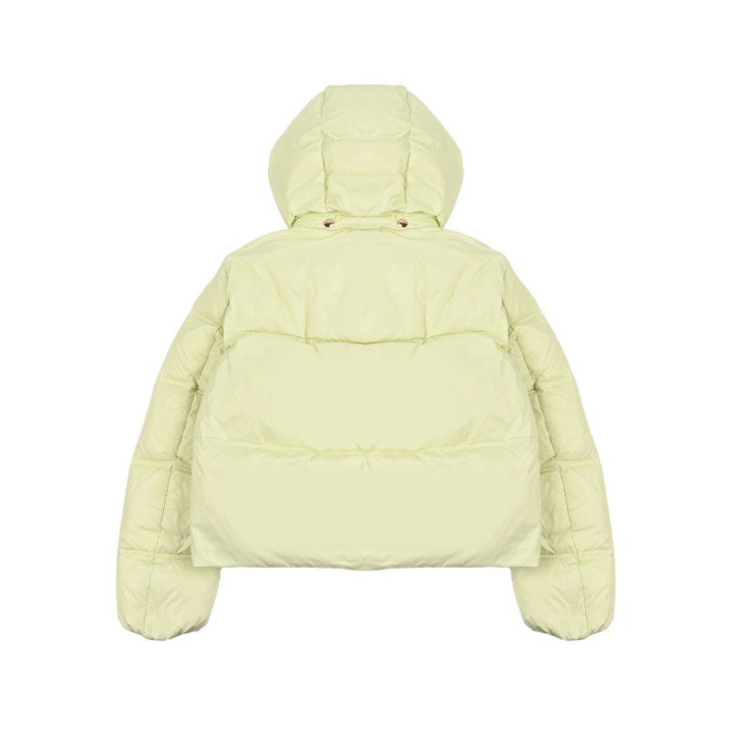 Cream Puffer Down Jacket – Lightweight Winter Coat view