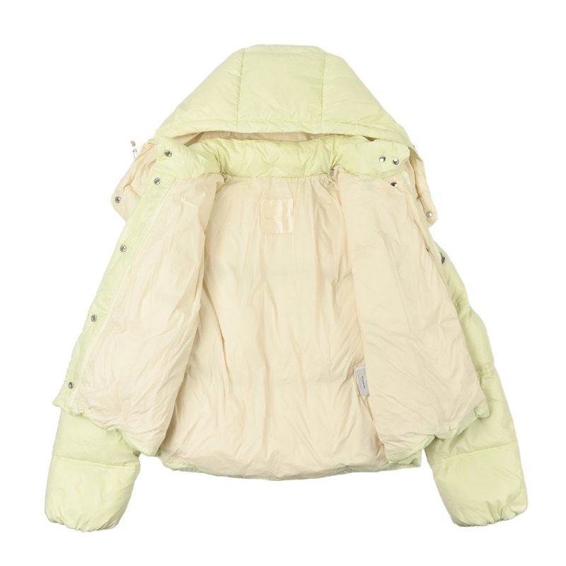 Cream Puffer Down Jacket – Lightweight Winter Coat view