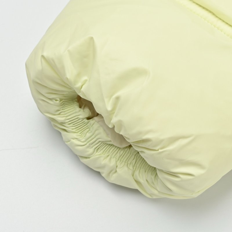 Cream Puffer Down Jacket – Lightweight Winter Coat view
