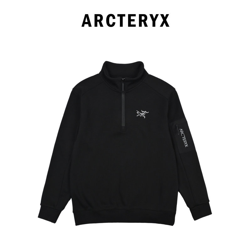 Arc'teryx Black Quarter-Zip Fleece Jacket view