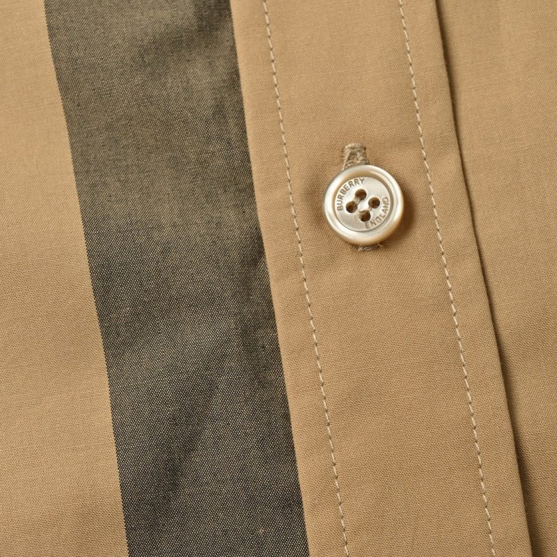 Burberry Check Shirt Beige Red view