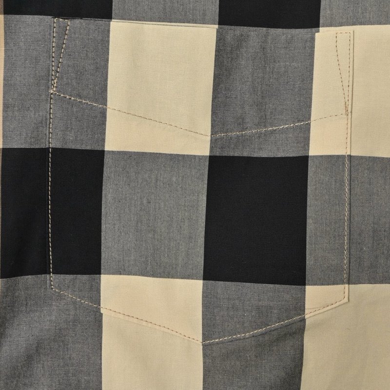 Burberry Check Shirt Beige Red view