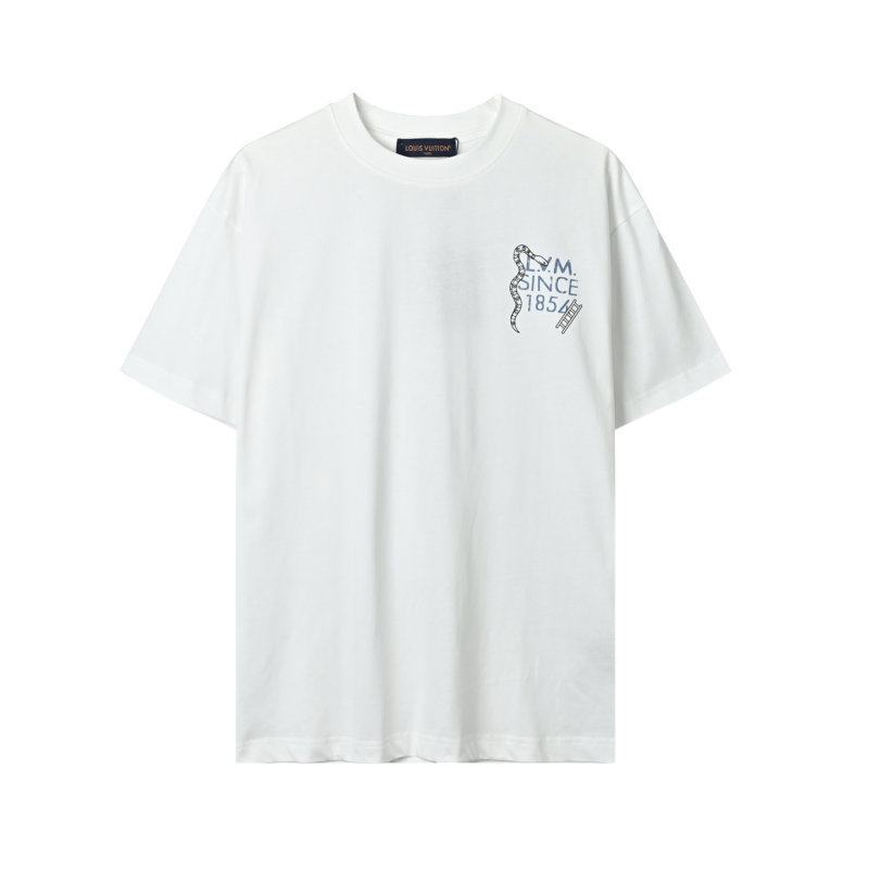 White Graphic Print Short Sleeve T-Shirt view