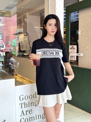 Christian Dior Logo Band Black T-Shirt view 2