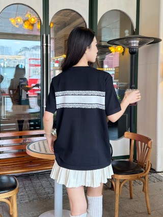 Christian Dior Logo Band Black T-Shirt view 4