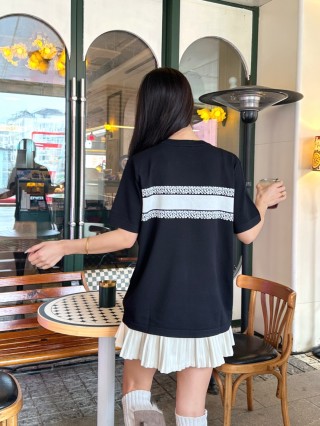 Christian Dior Logo Band Black T-Shirt view 6