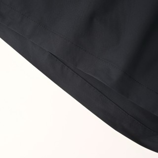 Loro Piana Navy Beach Shorts with Letter Embroidery view 7