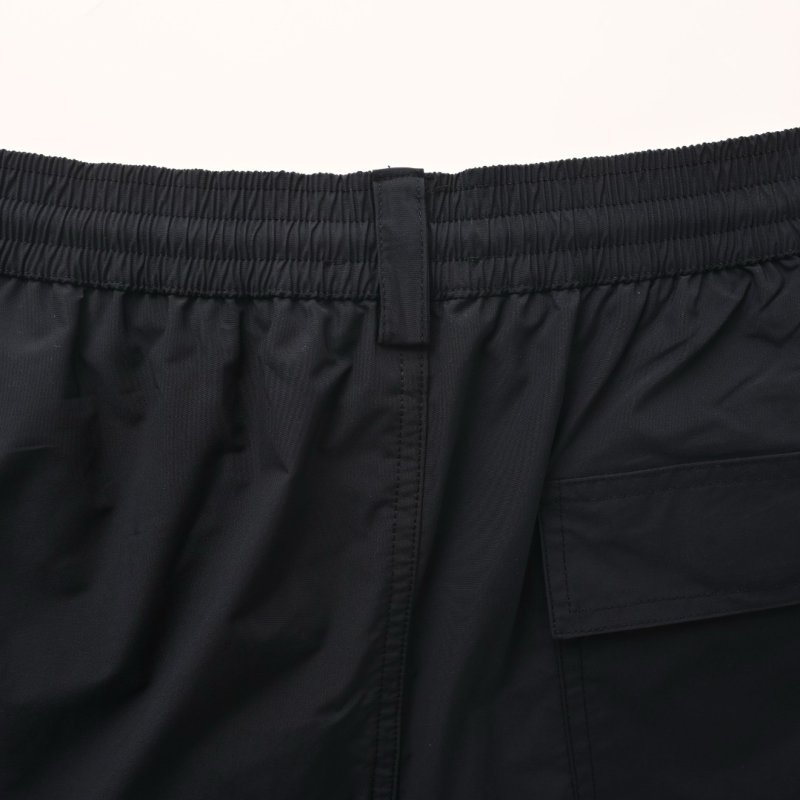 Loro Piana Navy Beach Shorts with Letter Embroidery view