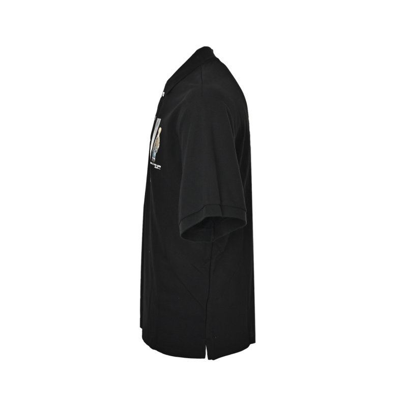 Black Bear Embroidered Polo Shirt view