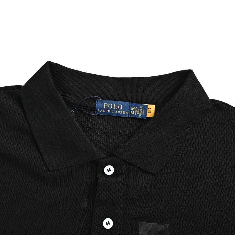 Black Bear Embroidered Polo Shirt view