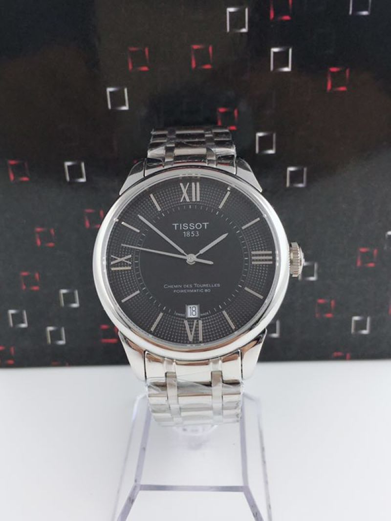 Tissot Chemin des Tourelles Powermatic 80 Blue Dial Watch view