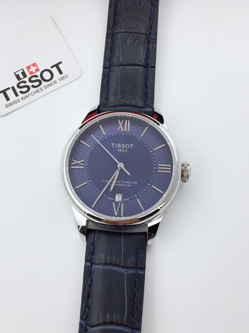 Tissot Chemin des Tourelles Powermatic 80 Blue Dial Watch view