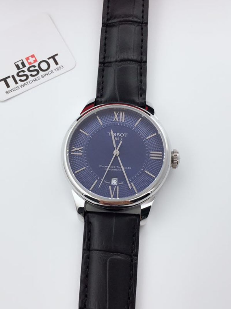 Tissot Chemin des Tourelles Powermatic 80 Blue Dial Watch view