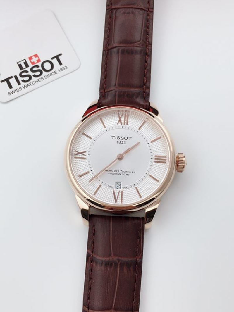 Tissot Chemin des Tourelles Powermatic 80 Blue Dial Watch view