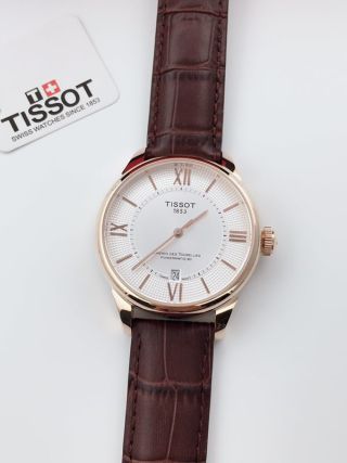 Tissot Chemin des Tourelles Powermatic 80 Blue Dial Watch view 8