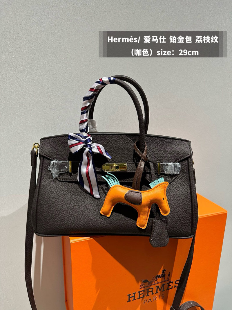 Hermès Birkin 29cm Burgundy Clemence Leather Bag view