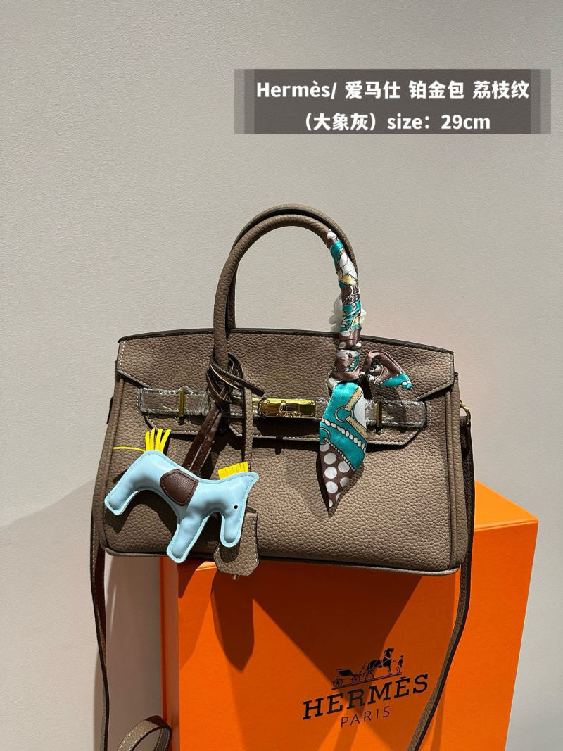 Hermès Birkin 29cm Burgundy Clemence Leather Bag view