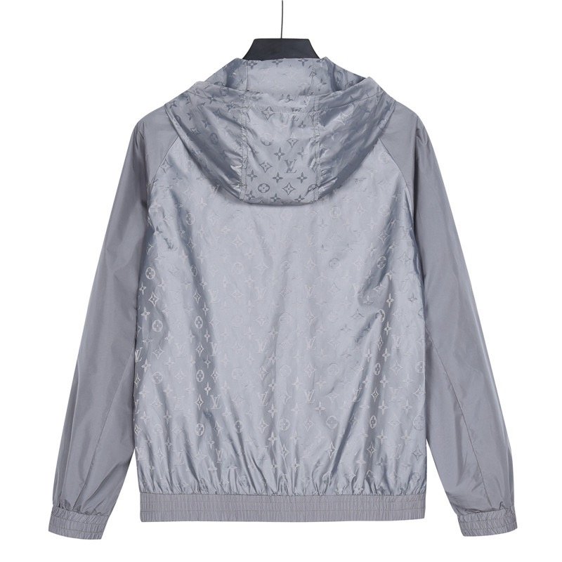 Louis Vuitton Monogram Windbreaker Jacket Grey view