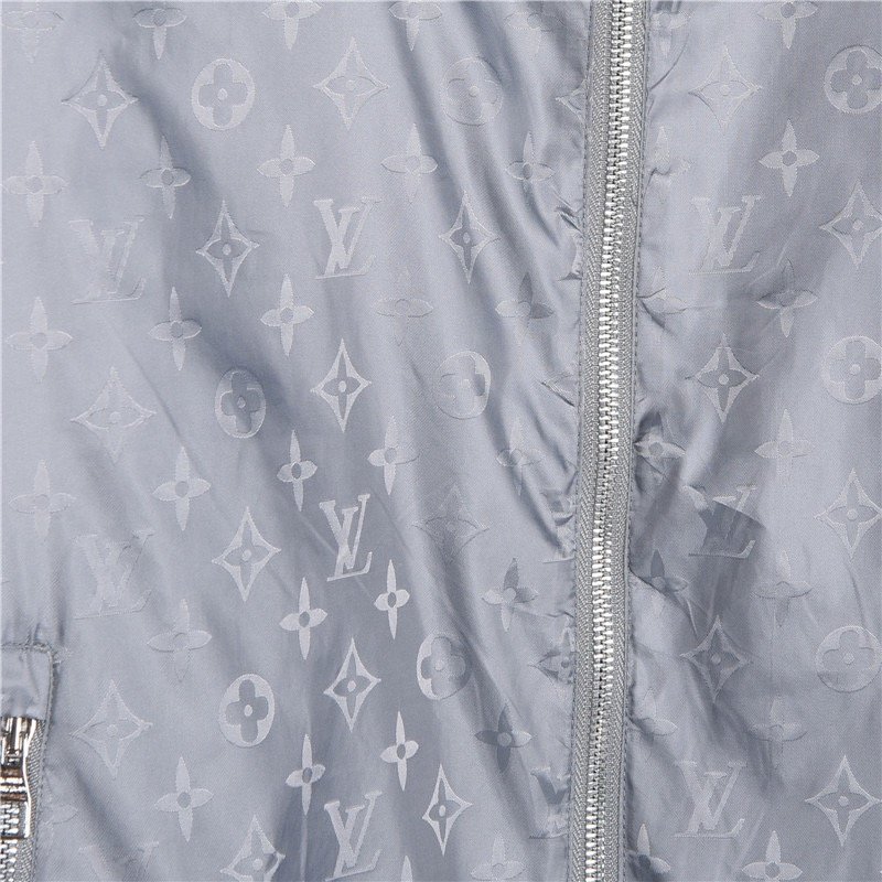 Louis Vuitton Monogram Windbreaker Jacket Grey view