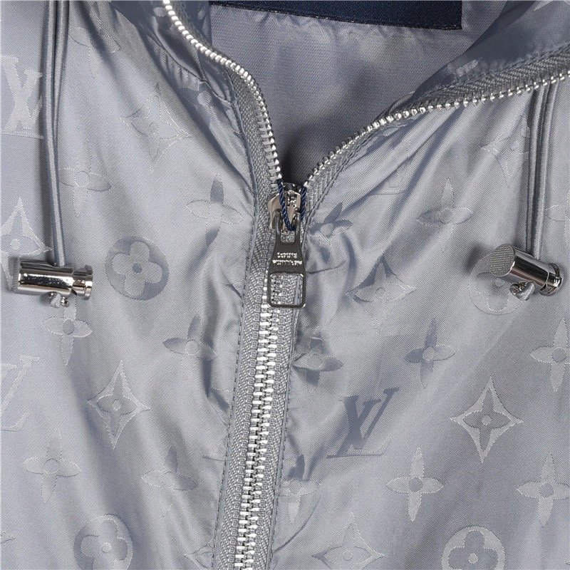 Louis Vuitton Monogram Windbreaker Jacket Grey view