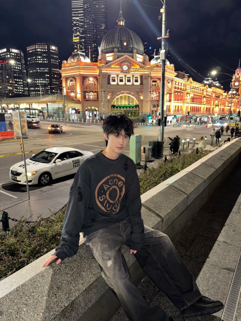 Essentials Black Logo Sweatshirt view
