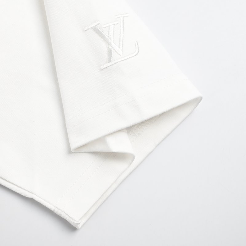 Louis Vuitton Monogram Embossed White T-Shirt view