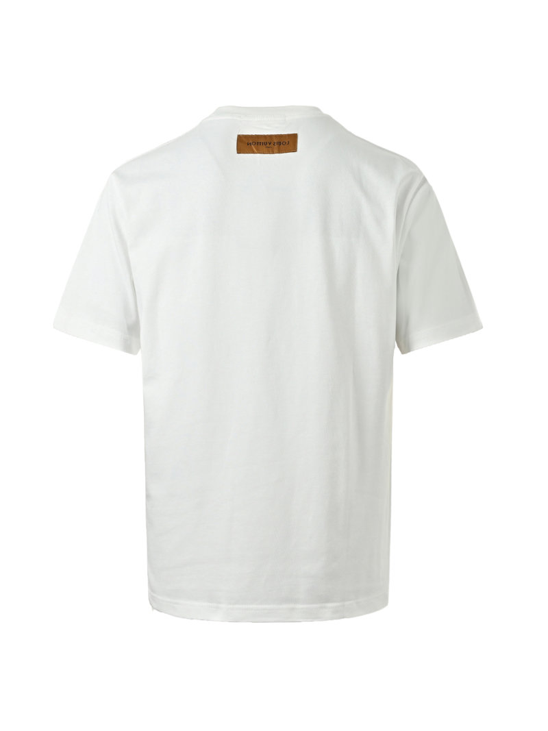 Louis Vuitton Monogram Embossed White T-Shirt view