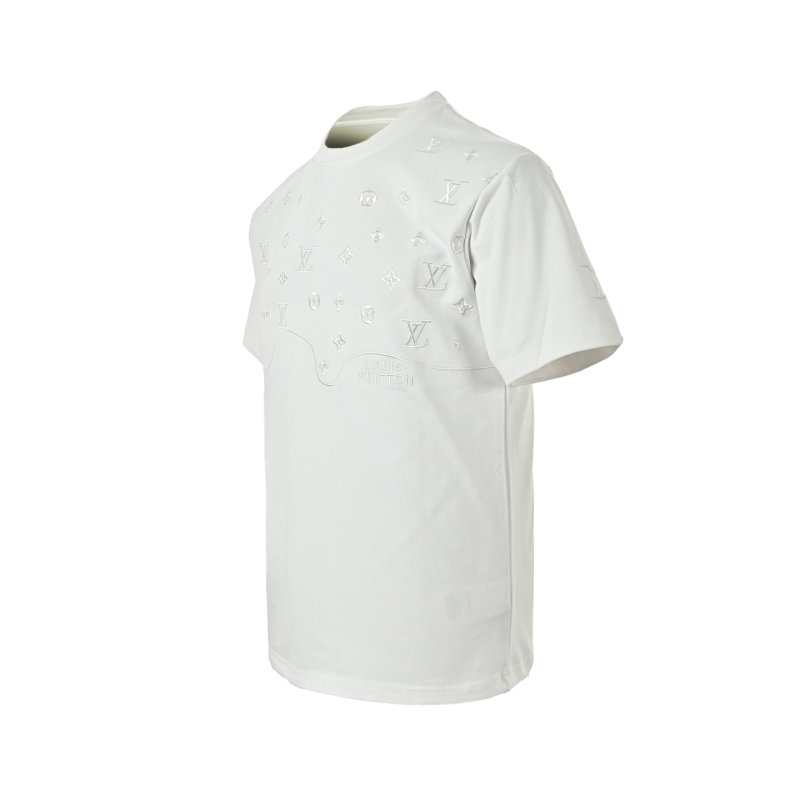 Louis Vuitton Monogram Embossed White T-Shirt view