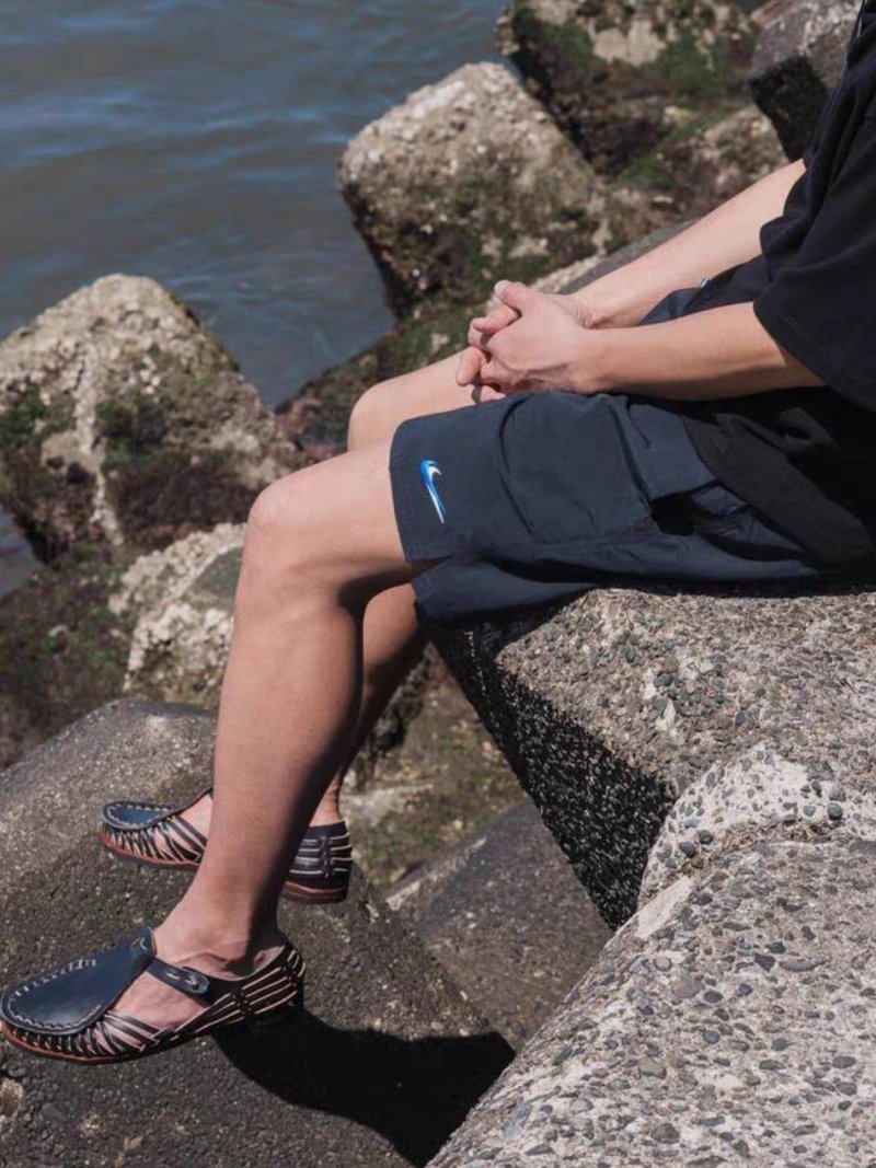 Nike Black Swoosh Shorts view