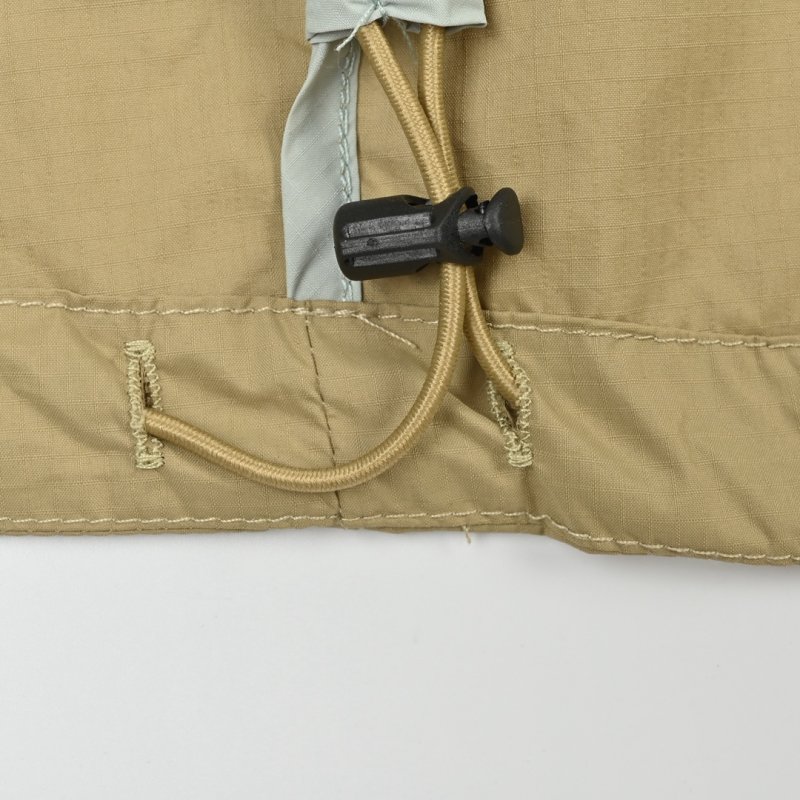 Colorblock Oversized Windbreaker Jacket - Sage/Olive view