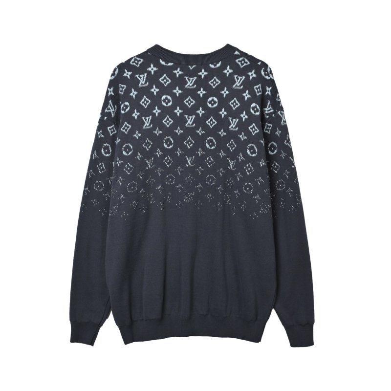 Louis Vuitton Monogram Knit Sweater Grey view