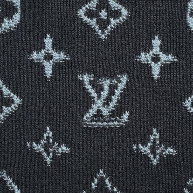 Louis Vuitton Monogram Knit Sweater Grey view