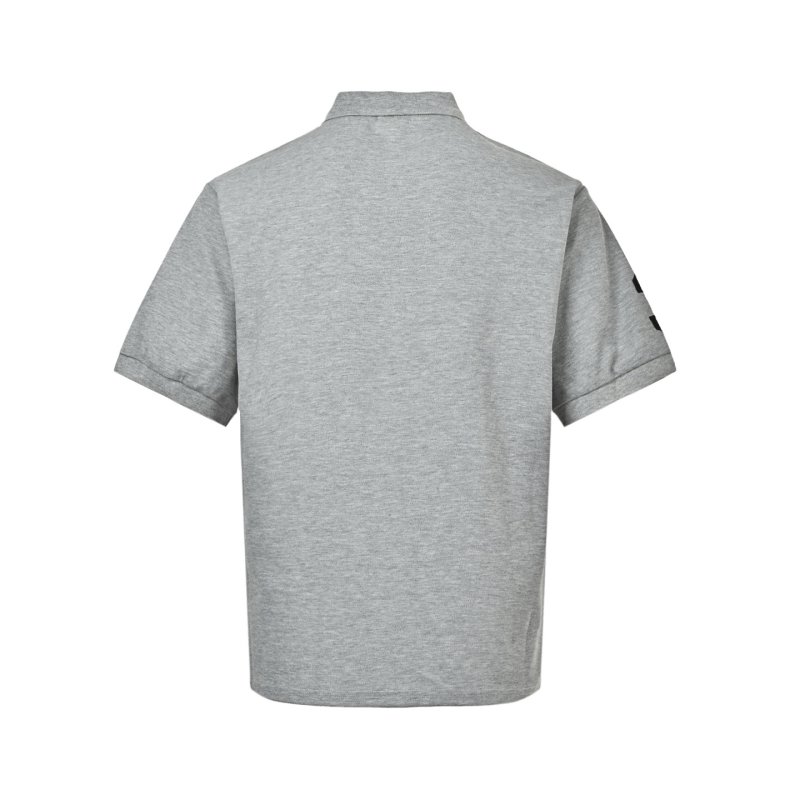 Polo Ralph Lauren Women's Grey Embroidered Polo Shirt view