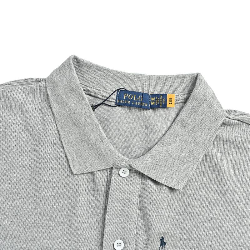 Polo Ralph Lauren Women's Grey Embroidered Polo Shirt view