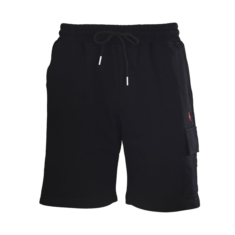 Ralph Lauren RL Embroidered Pocket Black Shorts