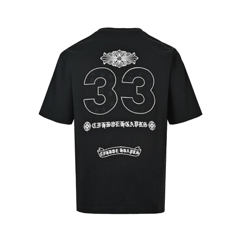 Chrome Hearts Black Logo Short Sleeve T-Shirt view