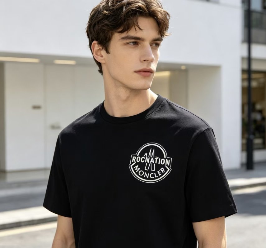 Black Rockation Circle Logo Short Sleeve T-Shirt view