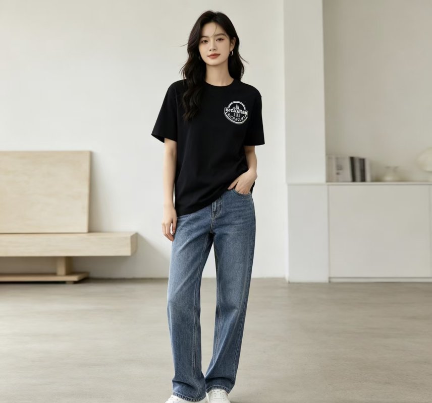 Black Rockation Circle Logo Short Sleeve T-Shirt view