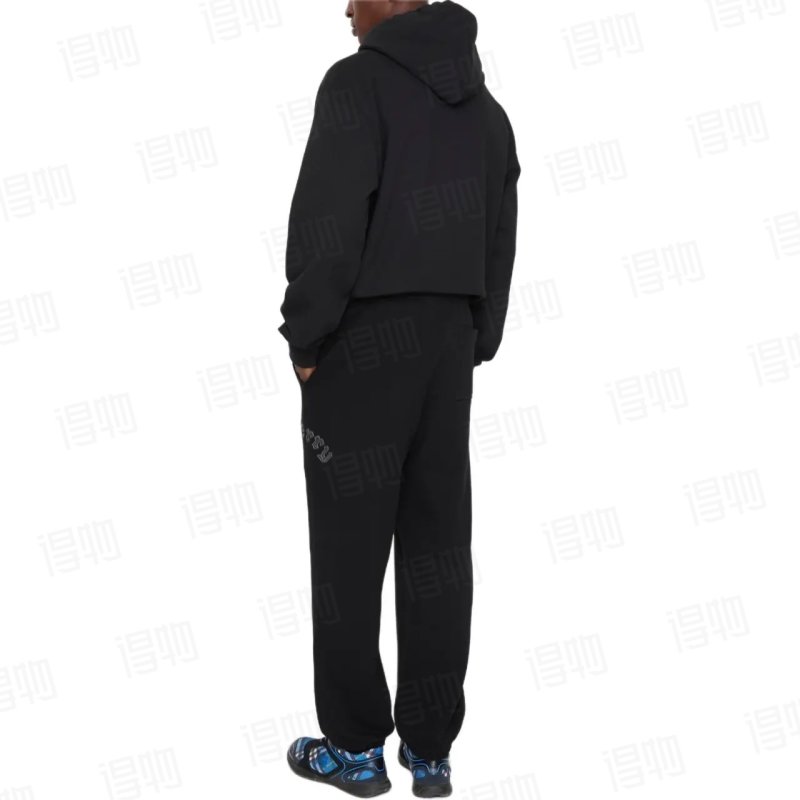 Burberry Black Logo Sweatpants view